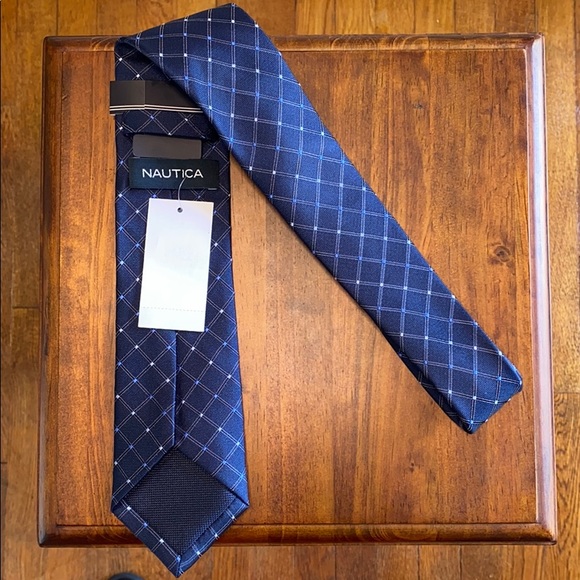 Nautica Blue Tie - Picture 2 of 3